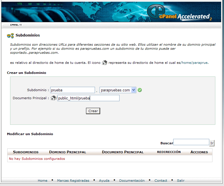 Cómo se configuran los subdominios en cPanelCómo se configuran los subdominios en cPanel